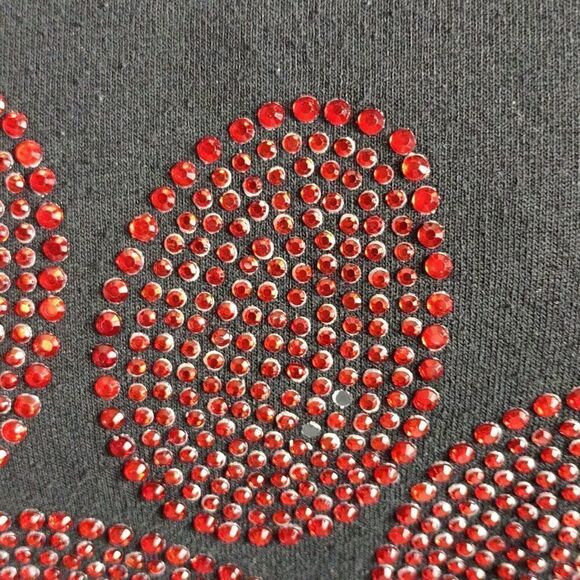 Paw Print Rhinestone Studded Tee - Picture 6 of 7